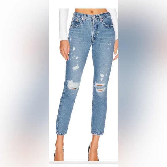 Levi 501 Skinny Jeans-size 29 - Picture 1 of 7